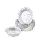 (店+)【Fien Home】氣炸鍋專用錫紙盤 鋁箔紙 燒烤盤 烘焙鋁箔碗 圓形錫箔盤