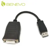 Benevo 主動4K版 DP轉DVI-D訊號轉換器，支援最多6螢幕顯示 (BDP2DVI4K)