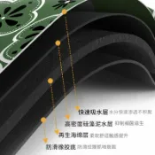 全球選品1館 生活百貨 ♔法式復古咖啡機吸水墊廚房檯面瀝水墊吧檯墊軟矽藻泥碗盤餐