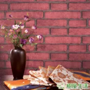 【樹屋生活】防水自黏壁紙 〔仿磚牆系列 WTP008〕每捲45*1000公分 仿磚紋PVC牆貼 文化石壁貼 印花壓紋磚牆