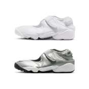 NIKE W AIR RIFT 銀色 白色 小勾 緩震 透氣 魔鬼氈 忍者鞋 分趾鞋 女鞋【HM5737】
