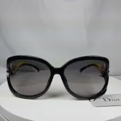 『逢甲眼鏡』【Dior TWISTINGE JXG 】迪奧 正品 太陽眼鏡 漸層灰 義大利製 亞洲高鼻墊版 奢華貴婦風