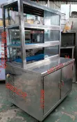 富旺（生財器具）展示櫥冰箱 卡不里台 黑白切菜櫥 冰菓櫥 刨冰台 剉冰展示台 冰箱 白鐵展示冰箱