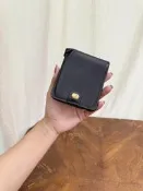 [星野選物商行]dunhill 真皮 短夾