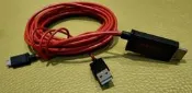 中古良品 MHL 智慧型手機影音傳輸線 HDMI 4米 4M 三星 HTC LG SONY