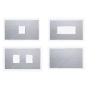 JYE中一電工❤️月光摩登系列-摩登銀 無孔 一孔 二孔 三孔-開關插座面板(附發票)