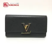 【DOKODEMO】LOUIS VUITTON NZ2138 LV 標誌 Portefeuille Capucines 長錢包
