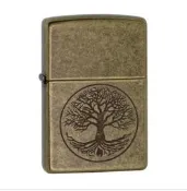 【瑞棋精品名刀】Zippo 29149 Tree of Life 生命之樹打火機-贈小油 $2000
