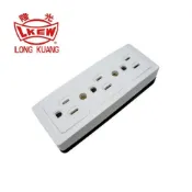 (店+)隆光LKEW H型附接地三聯明插座 15A 125V| LK3233K