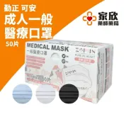 勤正 可安 成人一般醫療口罩(50入/盒) 現貨 台灣製 輕薄透氣 抗敏醫療 成人平面口罩