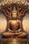 【巷子內】佛 菩提樹下 1000-023  1000片夜光拚圖  台灣製
