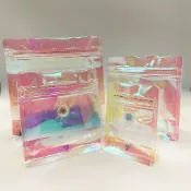 透明彩虹咖啡袋 夾鏈袋 八封魔方 一磅半磅1/4磅1/8磅 需封口有氣閥