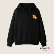 【MOMO】屁桃 kakao friend 情侶帽t Ryan衣服 寬版連帽T 衛衣 萊恩 可愛卡通連帽t 秋冬衣服