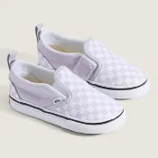 【VANS】官方旗艦 Color Theory Slip-On V 小童款紫色滑板鞋(童鞋)