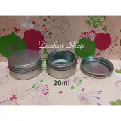 20g螺牙鋁盒/旋轉鋁盒/藥膏盒/唇膏盒/面霜盒/樣品盒/紫草膏盒/紫雲膏盒/左手香膏盒~可分裝多特瑞舒緩霜