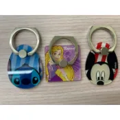 [ 迪士尼正版授權] Disney 迪士尼指環扣手機扣環/立架 - (米奇/史迪奇/長髮公主)