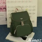 KINAZ casual 多口袋防潑水手提後背包-甜釀檸綠-黑松露系列