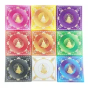 幸福香堂 【蓮花紙】九色雙面正彩印刷地藏王蓮花紙
