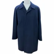 【DOKODEMO】成色極佳 ▼ BURBERRY LONDON 100% 羊絨隱形紐扣風衣，顏色，L 碼，日本製造，正品，男士商務外套 ◎