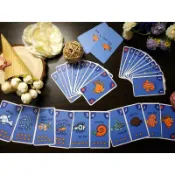 自制童童桌游hooray for fish小魚找媽媽👩英語數字繪本拓展益智卡現貨