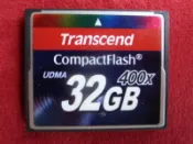 【台南】Transcend 32GB 400X CF Card/Compact Flash Card