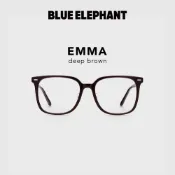 【BLUE ELEPHANT】EMMA deep brown 黑盒系列 抗藍光眼鏡 鏡框 附盒 官方旗艦店