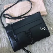 Rebecca Minkoff MAC clutch BLACK 基本款大號黑色 黑鍊 保證正品