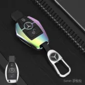 賓士BENZ GLA200鑰匙套 GLA220 B200 B180 老款GLA180 金屬扣兩鍵 皮套