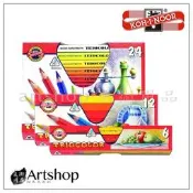 【Artshop美術用品】捷克 KOH-I-NOOR 大三角色鉛筆 24色(彩色桿)3154