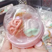 祈福馬林糖 / 水晶球盒 / 壽桃 / 壽龜 / 壽麵 / 祈福小圓餅 / 神明祝壽必備吃甜甜
