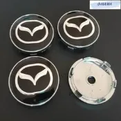 台灣現貨  馬自達輪轂蓋60mm MAZADA logo 馬自達3 6 CX-5 CX-4 CX7改裝輪轂中心蓋車輪