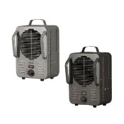【ADAMOUTDOOR】鋼鐵風格雙功率電暖器 ADEH-CLAS5010 灰/黑 保暖 小暖爐 登山 露營 悠遊戶外