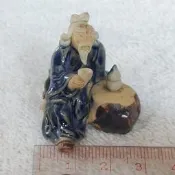 石灣陶(5)~~最高約3.4cm~~可當居家擺飾.盆景或水族箱造景