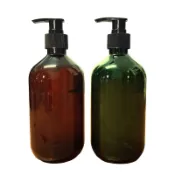 按壓式分裝瓶 (500ml) 按壓瓶 洗髮精分裝 沐浴乳分裝 (不挑色)