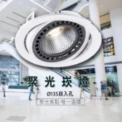 OSRAM 歐司朗 採用 晶片 LED 崁燈 COB 15W 聚光 可調角度 崁入孔 13.5公分