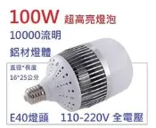 E40 120W亮度燈泡 特價1099元☆光屋☆100W LED 晶片 360度發光 天井燈 ,取代500W 水銀燈