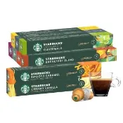 【STARBUCKS 星巴克】風味咖啡膠囊10顆/盒(適用於Nespresso膠囊咖啡機)