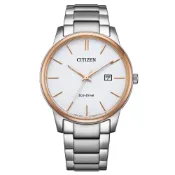 大高雄鐘錶城 CITIZEN 星辰 PAIR系列 BM6979-91A光動能銀框情侶對錶 男款 銀 40mm｜樂天領券現折★全館特惠中★指定刷卡回饋10%