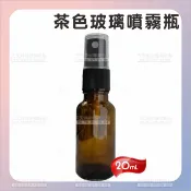 WOMAN HOUSE 茶色玻璃噴霧瓶-20ml[36215]噴霧壓頭 噴瓶 酒精分裝 玻璃噴瓶 分裝瓶 玻璃瓶 精油香水分裝