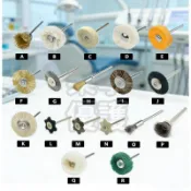 【樂學優護】10支/包 拋光輪刷 適用拋光打磨工具 柄徑2.35mm 拋光毛刷 羊毛氈 毛球刷 佈輪刷 銅絲拋光刷 馬鬃