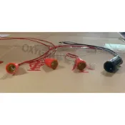 【燈座】2W燈頭 E12 附線 6cm 神明燈 蠟燭燈 水晶燈 燈籠 燈座 提燈 燈頭 紅色 20cm 40cm 燈泡座