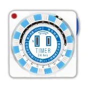 愛樂購 【聖岡科技Dr.AV】TM-2501 24H多段安全 2孔 定時器(機械式 撥片式 定時開關 倒時器 最小單位15分鐘 1650W)