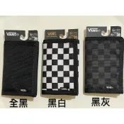 VANS SLIPPED WALLET 經典 皮夾  棋盤格 帆布 錢包 短夾 三折 魔鬼氈 黏式 萬斯范斯