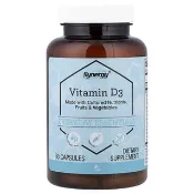 【iHerb】Vitacost, Synergy®, Vitamin D3, 60 Capsules