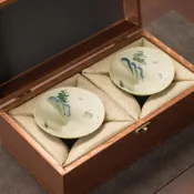 手繪 小青柑 葫蘆 茶杯 主人杯 商務送禮專用 商務伴手 禮盒套裝
