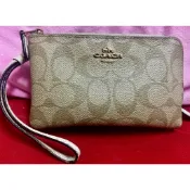 #COACH#馬車#蔻馳#雙層小手拿包#二手#老花白#請看內文說明