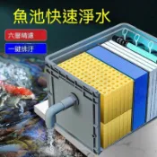免運✨隨發票🔥魚池水循環系統裝置魚缸過濾器養魚設備室外大型水池週轉箱過濾箱魚池過濾箱 魚缸過濾器 魚池過濾器 過濾箱