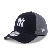【NEW ERA】MLB 紐約洋基 NY 丹寧拼接 黑色 灰色 棒球帽 穿搭 9FORTY【ANGEL NEW ERA】