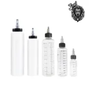 【Soul】專業級分裝瓶 擠壓瓶 尖嘴瓶 乳蠟瓶 (PET/HDPE) 帶刻度耐用彈性好 汽車美容 研磨劑分裝 乳液分裝