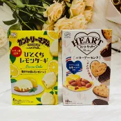 日韓小潼 日本 Fujiya 不二家 鄉村烘焙檸檬蛋糕餅 愛心型杏仁奶香酥餅 不二家餅乾 鄉村餅｜全店$299 全家取貨免運｜滿額折500｜APP下單最高賺19%點數⚡